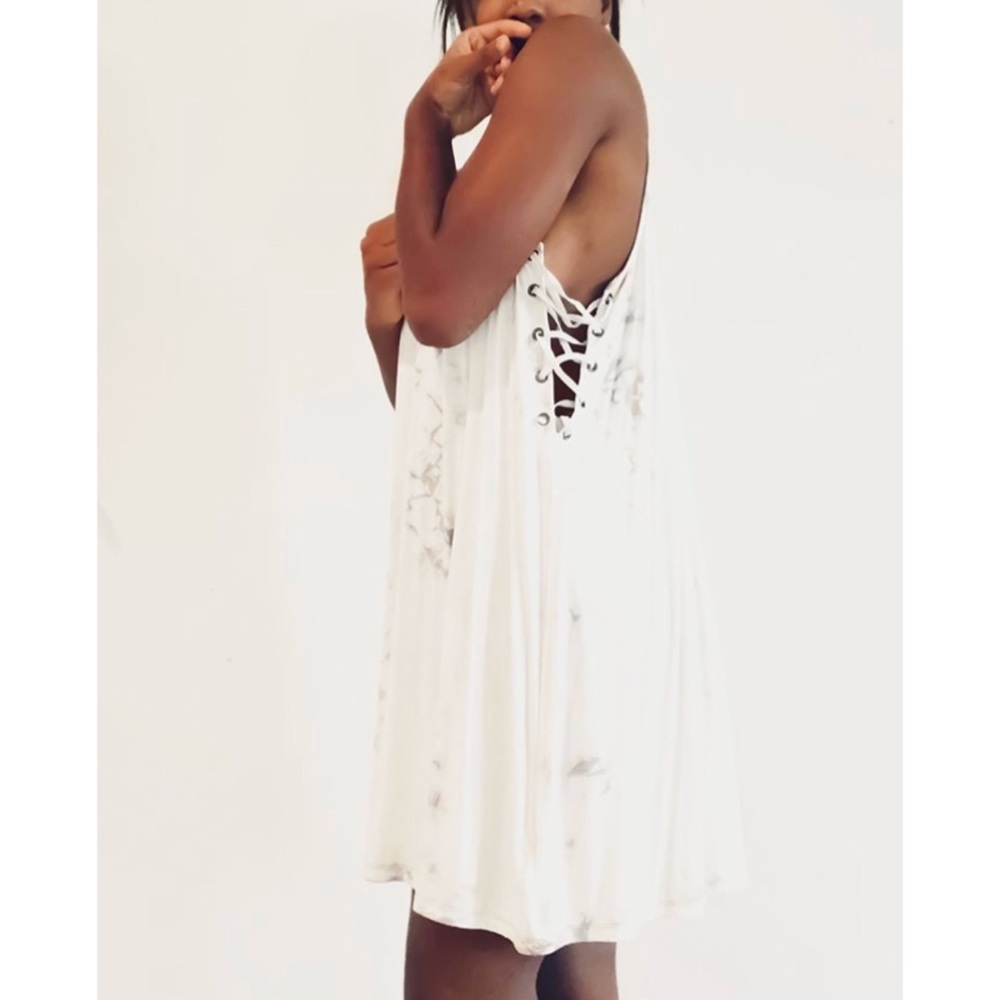 Marble Shirt Dress